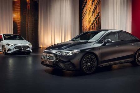 Mercedes CLA C 174 Elektro-Version und Verbrenner-Version