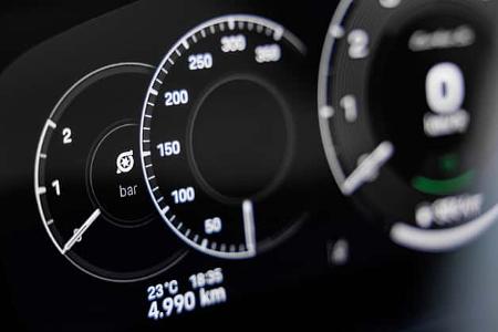 Porsche 911 Turbo S, Digitaltacho