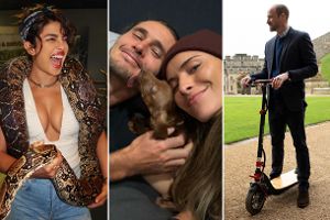 Priyanka Chopra, Alexander Zverev und Sophia Thomalla, Prince William in einer Collage