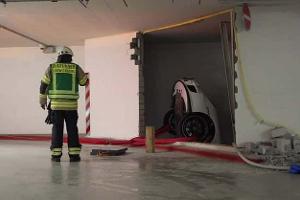 Porsche Unfall Tiefgarage