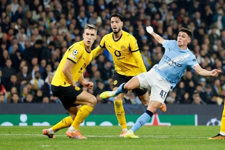 BVB bei Manchester City: Noten und Einzelkritik - Für Borussia Dortmund war das Auswärtsspiel bei Manchester City am Mittwochabend eine Nummer zu groß. Am vierten Spieltag der Champions-League-Ligaphase verlor die Kovac-Elf in Manchester letztlich verdient mit 1:4. Alle BVB-Stars in der Einzelkritik: