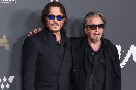 Reunion: Johnny Depp und Al Pacino feiern gemeinsamen Film