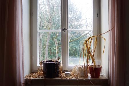 Trockene Heizungsluft