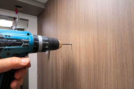 Bohren, Camping, Fernseher, Zubehör