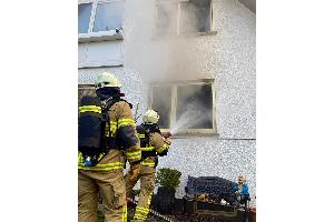 Brandbekämpfung im Außenangriff