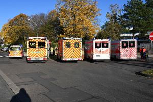 Kollision Schulbusse Pulheim