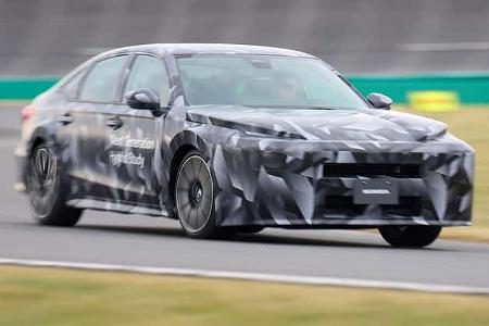Honda Civic Next Generation Hybridantrieb Prototyp Erlkönig