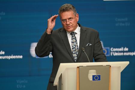 Sieht in Sachen Nexperia-Chips ermutigende Fortschritte: EU-Handelskommissar Maros Sefcovic. (Archivbild)