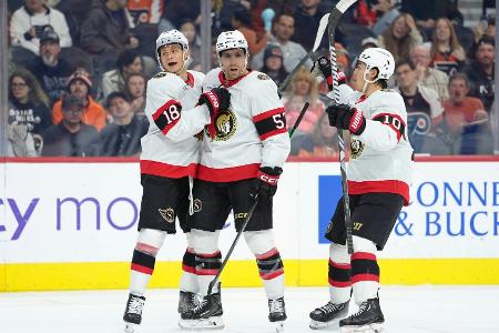 Overtime-Krimi in Philly: Stützle wird zum Helden für Ottawa