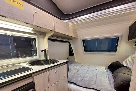 Bett Seite, Gateway CS, Easy Caravanning, Wohnwagen, Caravan, Camping