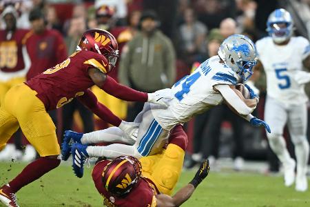 St. Brown bei Lions-Sieg mit Touchdown - und Trump-Einlage