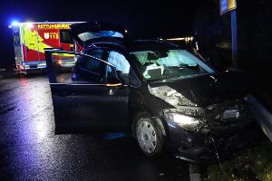 Der Golf war nicht mehr fahrbereit.