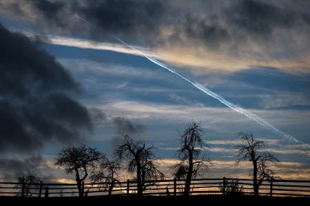 Herbstliche Abendstimmung in Unterfranken