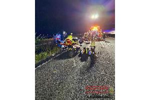 Verkehrsunfall mit drei Verletzten, 10.11.2025, Feuerwehr Recklinghausen.