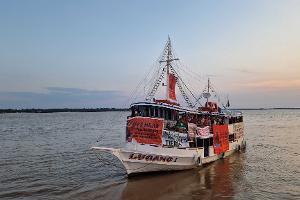 Die "Amazon Flotilla" war 31 Tage lang auf dem Fluss unterwegs.