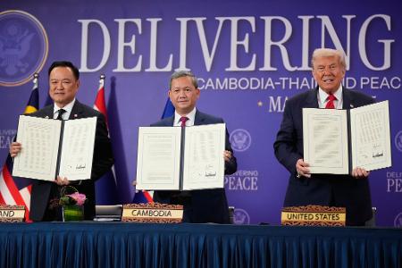 Trump hatte Thailand und Kambodscha zu dem Friedensabkommen gedrängt.
