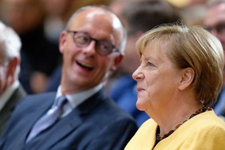 Angela Merkel und Friedrich Merz