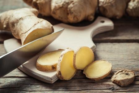 Ingwer regt die Verdauung an