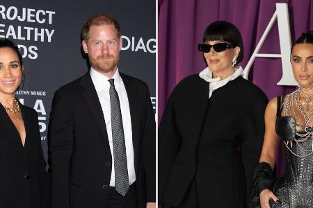Kim Kardashian und Kris Jenner löschen Fotos mit Harry und Meghan