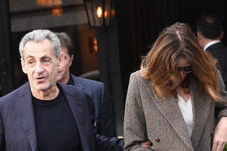 Raus aus dem Gefängnis: Nicolas Sarkozy geht mit Carla Bruni zum Essen