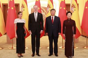 Felipe und Letizia: Glamouröser Auftritt beim Staatsbankett in China
