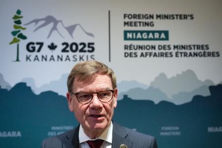 Außenminister Johann Wadephul (CDU) äußert sich am Rande des Treffens der Außenminister der G7-Runde wirtschaftsstarker Demokratien. In Kanada ist der Gaza-Friedensplan eines der Hauptthemen.