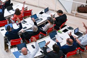 Die Koalition von SPD und BSW in Brandenburg ist in einer Krise - in der BSW-Fraktion rumort es. (Archivbild)