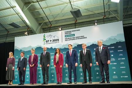 In der Abschlusserklärung zum G7-Außenministertreffen in Kanada wird China für seine Unterstützung Russlands kritisiert. 