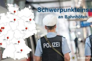 In München wird es Wochenende vom 14. bis 16 . November wieder einen Schwerpunkteinsatz der Bundespolizei im Hauptbahnhof geben. Im Blickpunkt: Die Einhaltung des erlassenen Mitführverbotes gefährlicher Gegenstände und Waffen.