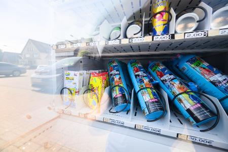 Einfach am SB-Automaten soll Lachgas bald nicht mehr zu haben sein. (Archivbild)