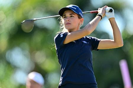 Letzte zum Auftakt: Trump-Enkelin mit Problemen bei Golf-Debüt