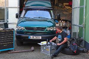 Werkstatt, VW T4, Youngtimer, Restauration, Camping