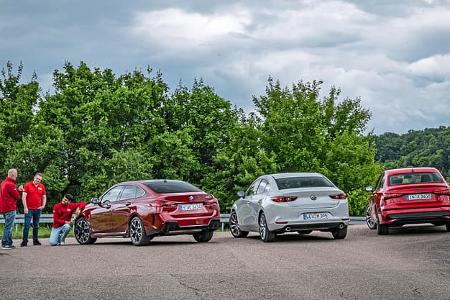 Audi A3, BMW 2er GC, Mazda 3
