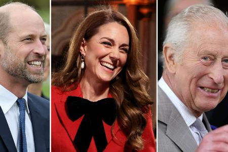 William und Kate gratulieren König Charles zum Geburtstag