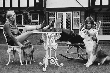 Rod Stewart und Dee Harrington