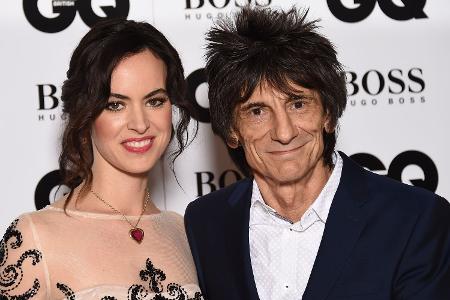 Sally Humphreys und Ron Wood