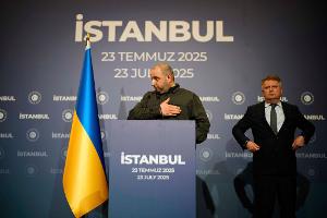 Umjerow führte ab Mai für die Ukraine Verhandlungen mit Russland und soll auch nun wieder einen Gefangenenaustausch vermitteln. (Archivbild)