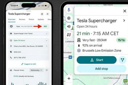 Tesla Supercharger Google Maps