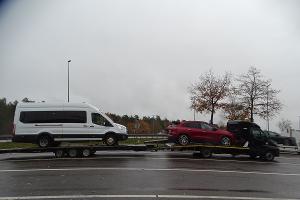 beanstandetes Fahrzeuggespann