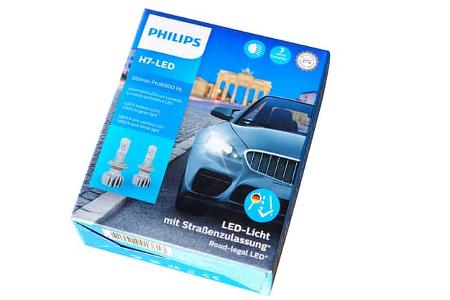 Zubehšrtest Philips LED-Lampe Philips H7-LED Verpackung