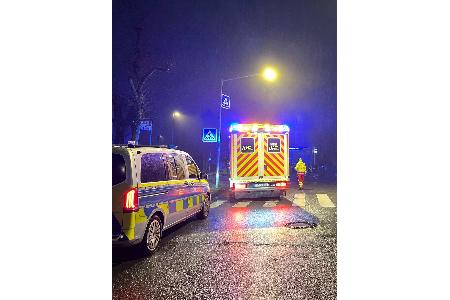 Unfallort an der Worthstraße