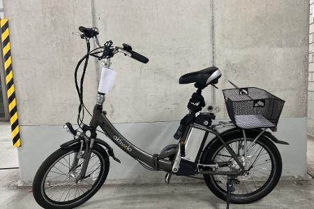 Sichergestelltes Fahrrad.
