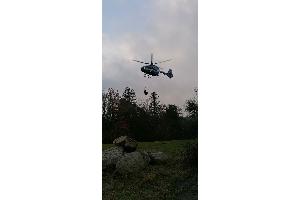 Windenrettung durch Höhenretter der Berufsfeuerwehr Stuttgart und die Polizeihubschrauberstaffel Baden-Württemberg. Bildquelle: Feuerwehr Stuttgart