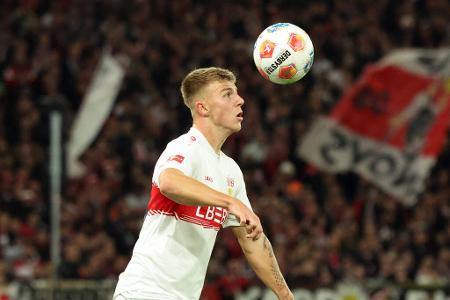 Platz 5: Finn Jeltsch (VfB Stuttgart) - 26,9 Mio. Euro - Innenverteidigung