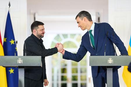 Es war der dritte Spanien-Besuch Selenskyjs seit Beginn des russischen Angriffskrieges.