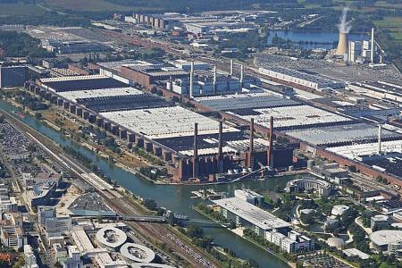 VW Werk Wolfsburg Luftaufnahme (2022)