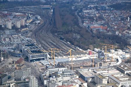 Die Bauarbeiten für Stuttgart 21 laufen seit 2010. (Archivbild)