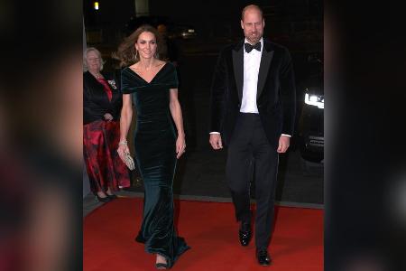 Prinz William und Kate: Erster gemeinsamer Red Carpet seit zwei Jahren