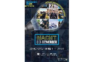 Plakat zur "Nacht der Bewerber" 2025 im Polizeirevier Friedrichshafen
