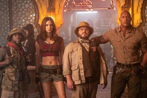 "Jumanji 3": Erstes Bild mit Dwayne Johnson, Jack Black und Co.